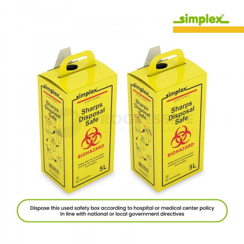 Simplex Sharps Disposal Safe Box