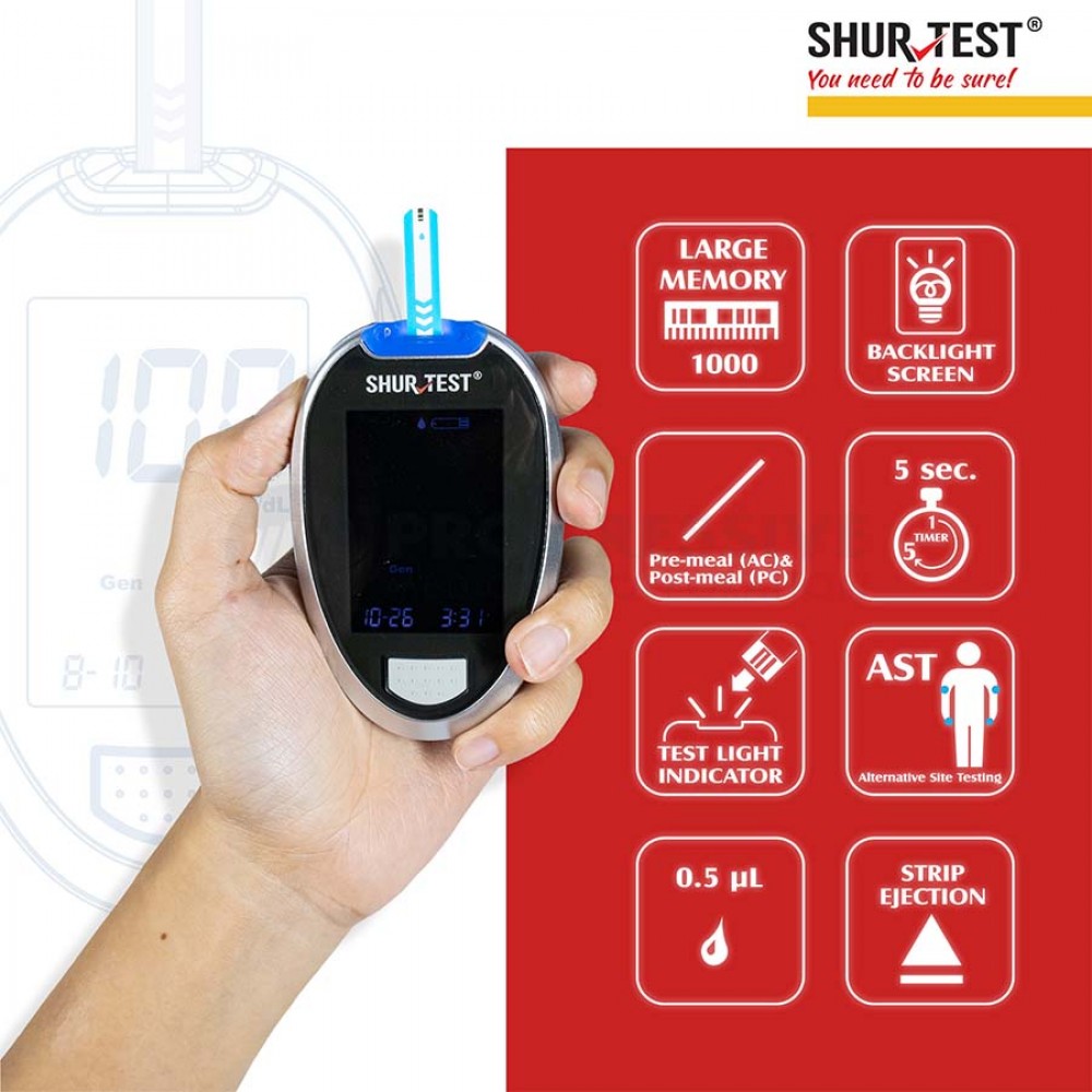 Shur-Test Blood Glucose Monitoring Kit