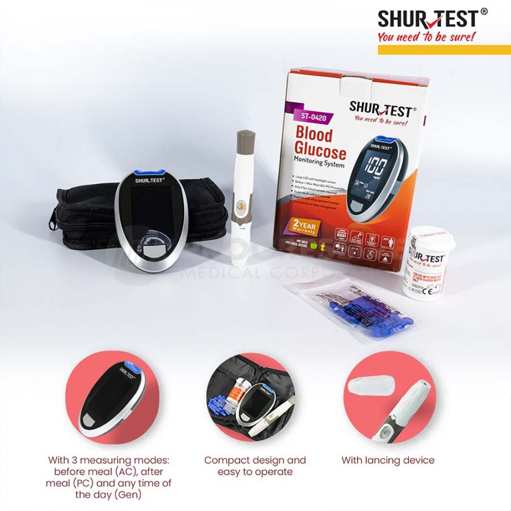 Shur-Test Blood Glucose Monitoring Kit