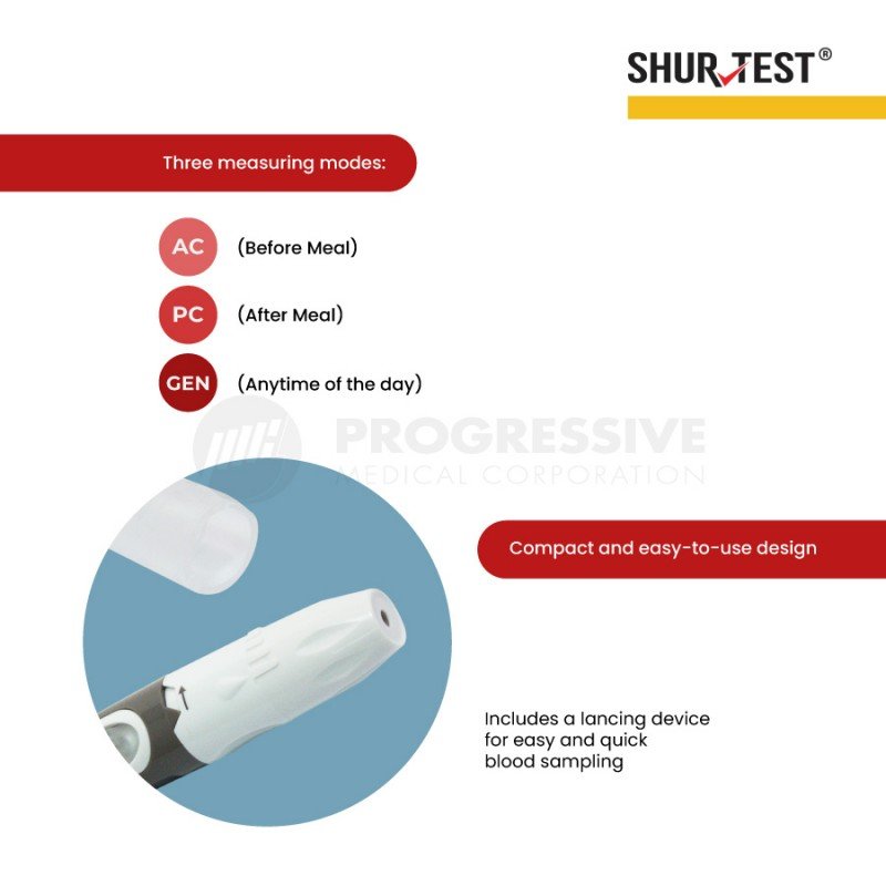 Shur-Test Blood Glucose Test Strip 