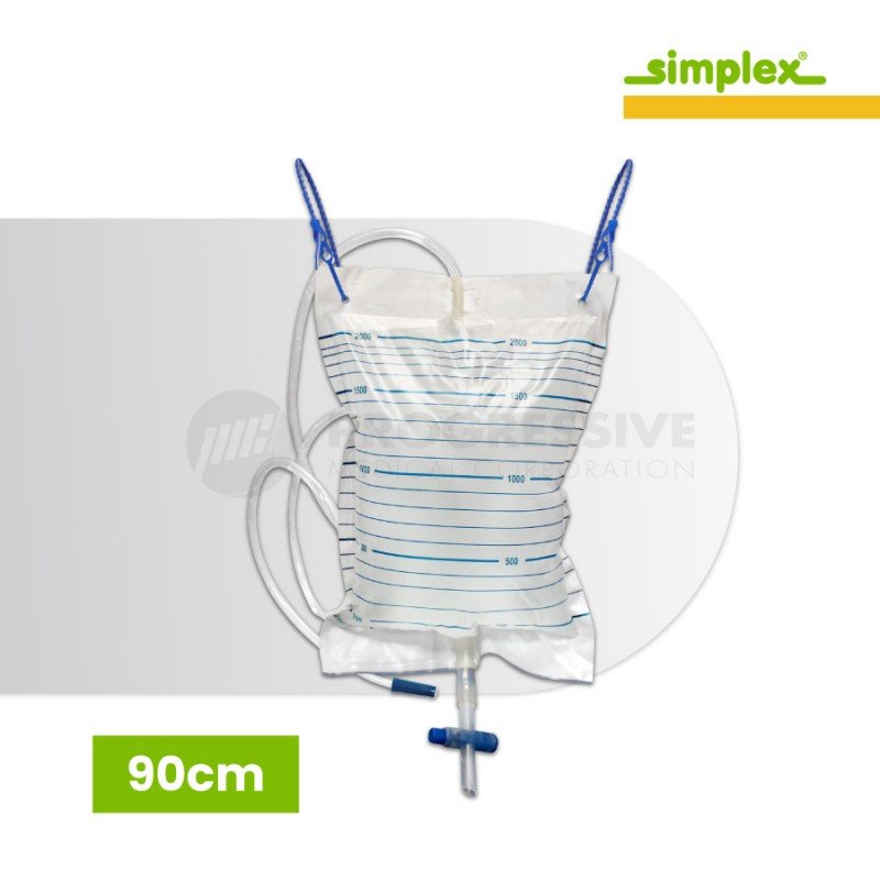 Simplex Bedside Urine Bag 2L (Sold per 10's)