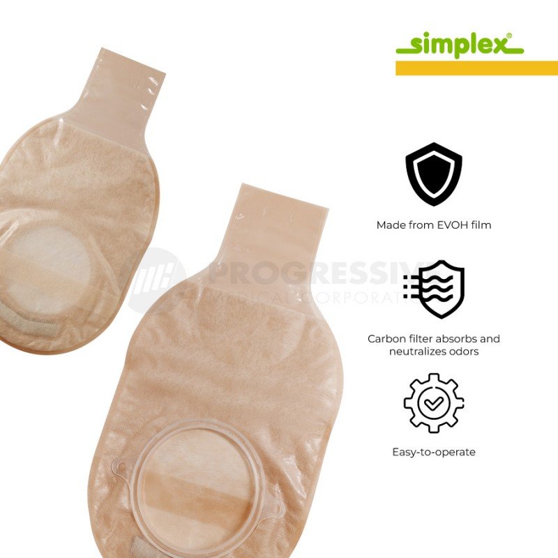 Simplex Colostomy Bag (sold per box of 10s)
