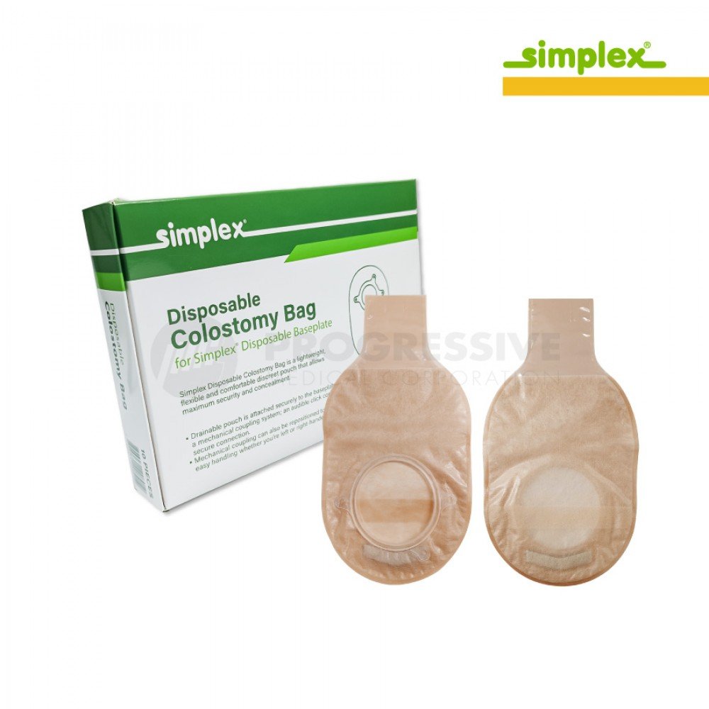 Simplex Colostomy Bag (sold per box of 10s)