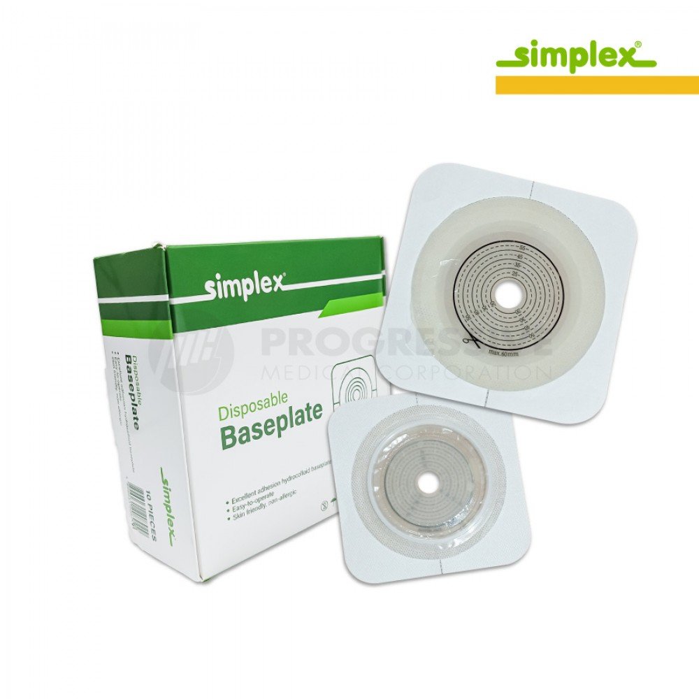 Simplex Baseplate for Simplex Colostomy Bag (sold per box of 10s)