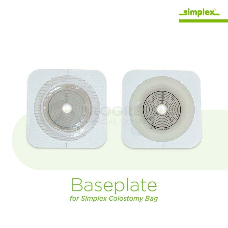 Simplex Baseplate for Simplex Colostomy Bag sold per 10 pcs