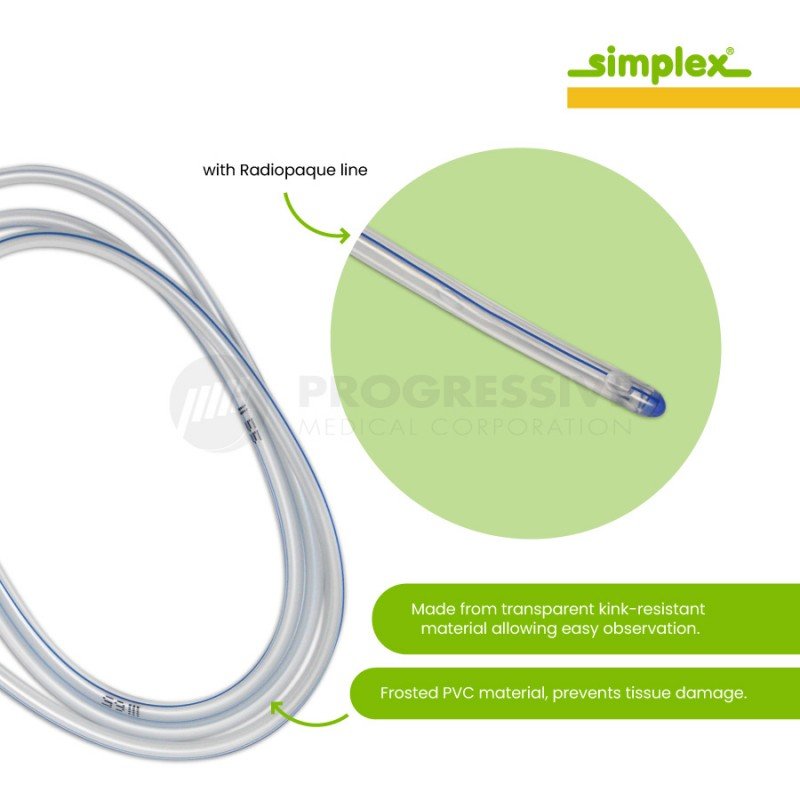 Simplex Duodenal Tube with Cover (sold by box of 50s)