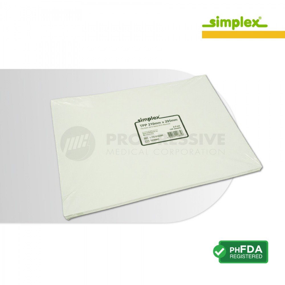 Simplex Thermal Print Paper, 210mm x 295mm (sold per pack of 100s)