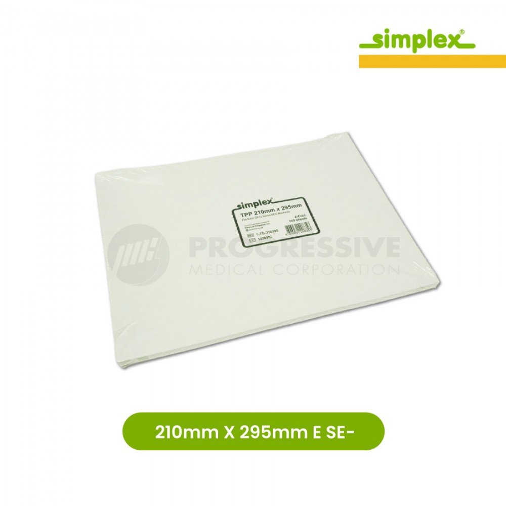 Simplex Thermal Print Paper, 210mm x 295mm (sold per pack of 100s)