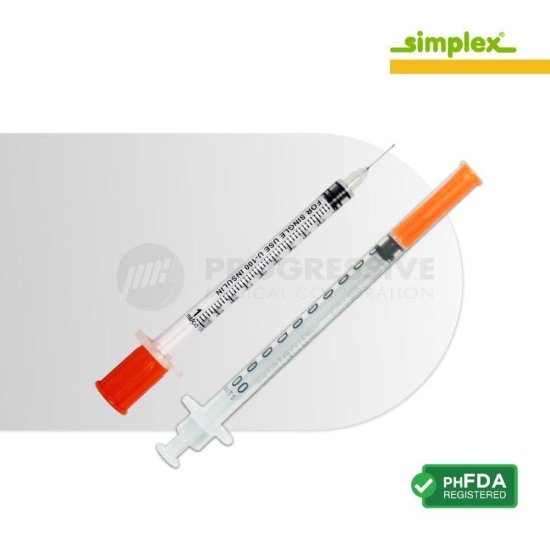 Simplex Insulin Syringe w/ Needle Simplex Insulin Syringe w/ Needle