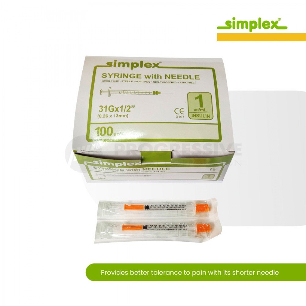 Simplex Insulin Syringe w/ Needle