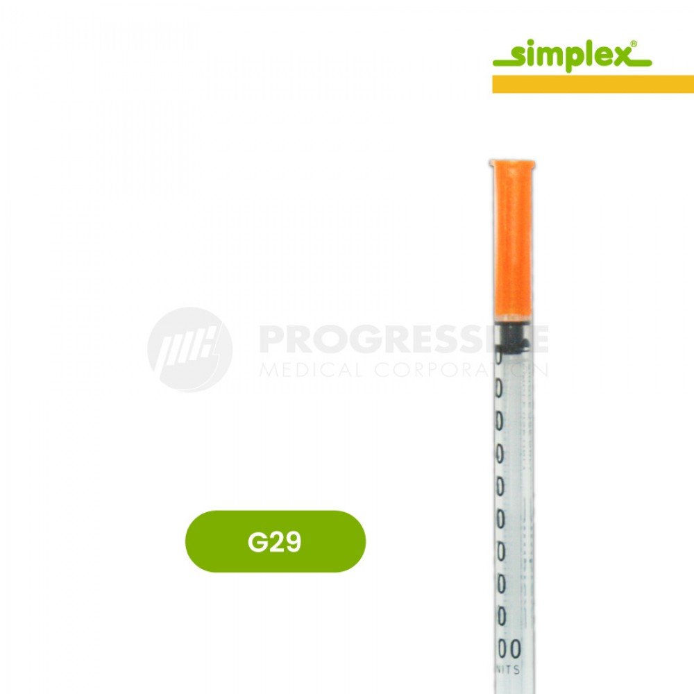 Simplex Insulin Syringe w/ Needle Simplex Insulin Syringe w/ Needle