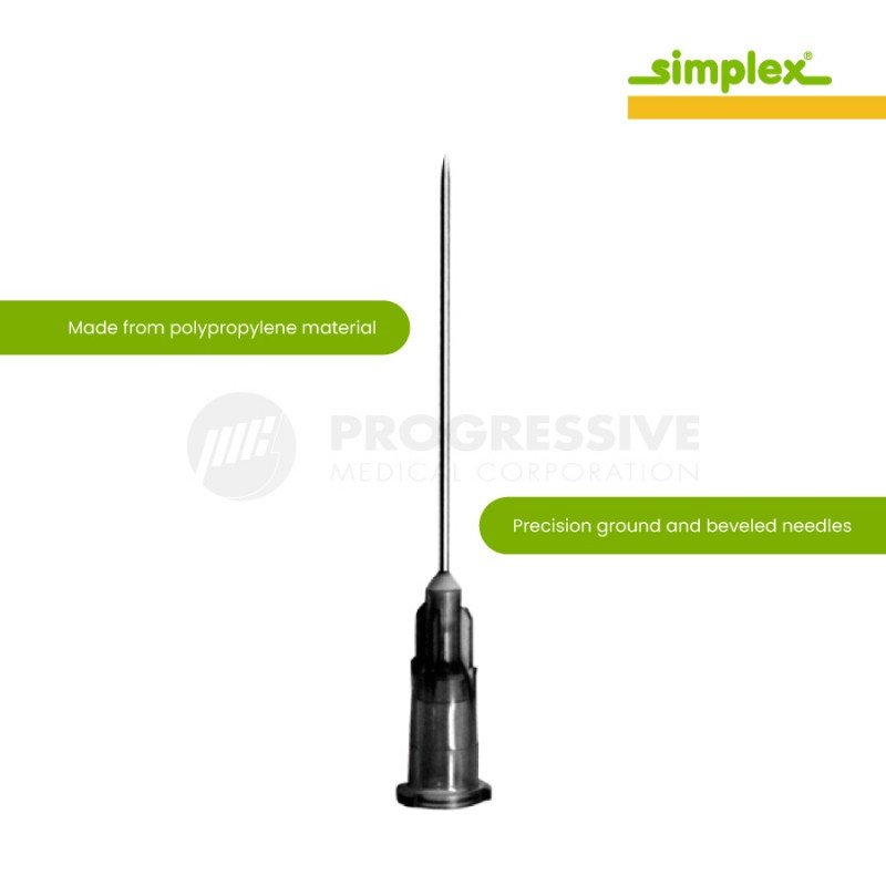 Simplex Disposable Needles (Sold by box of 100s)