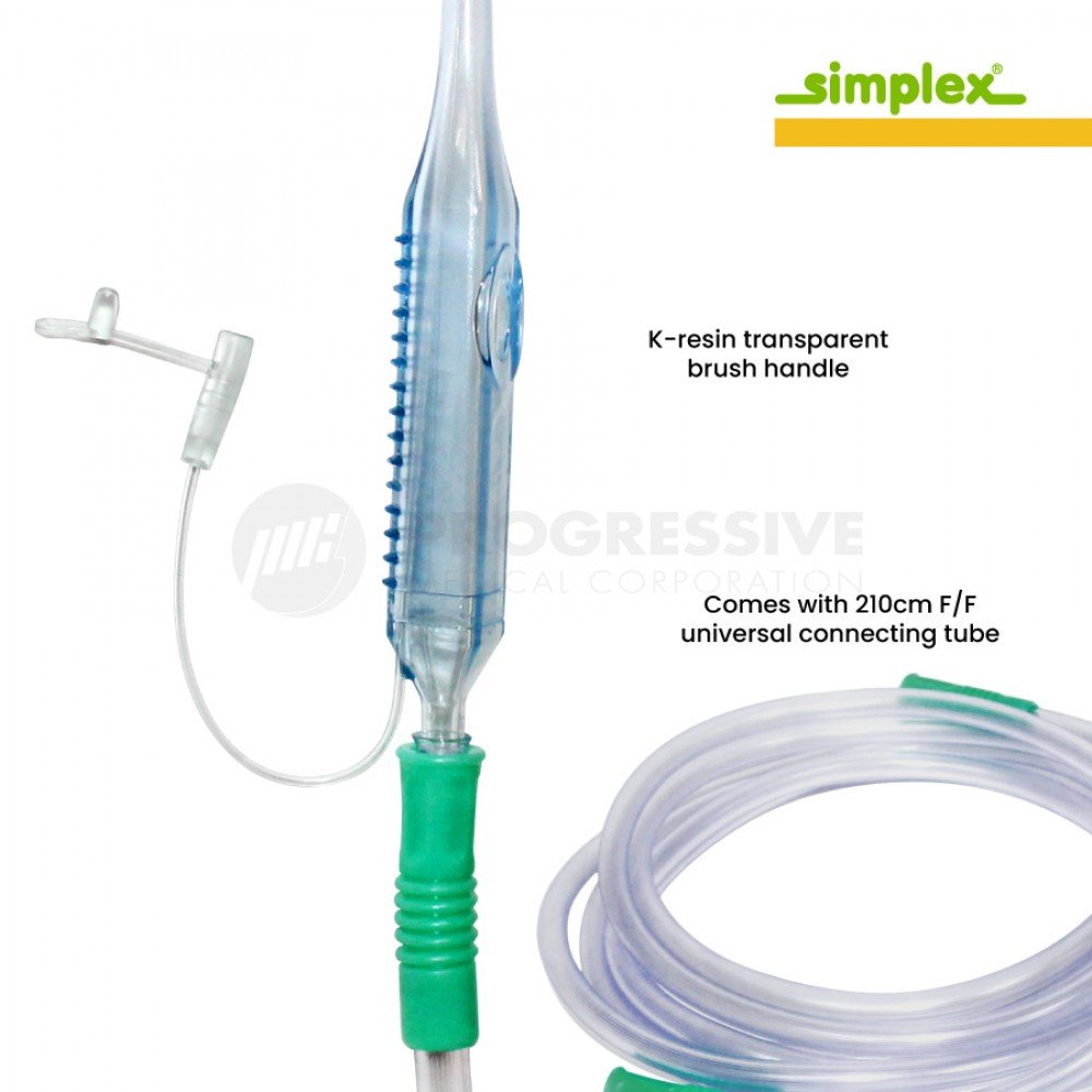 Simplex Silicone Toothbrush with Connecting Tube