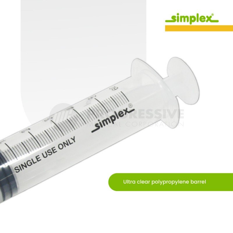 Simplex Disposable Syringe, (Sold by box)
