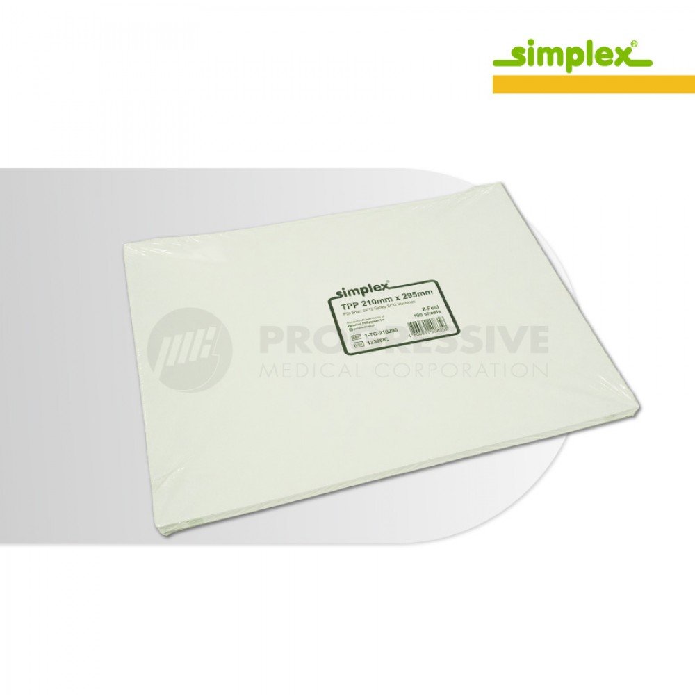 Simplex Thermal Print Paper, 210mm x 295mm (sold per pack of 100s)