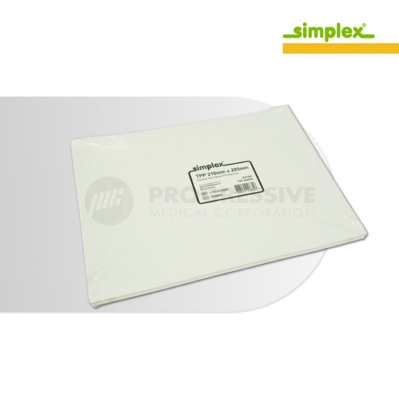 Simplex Thermal Print Paper, 210mm x 295mm (sold per pack of 100s)
