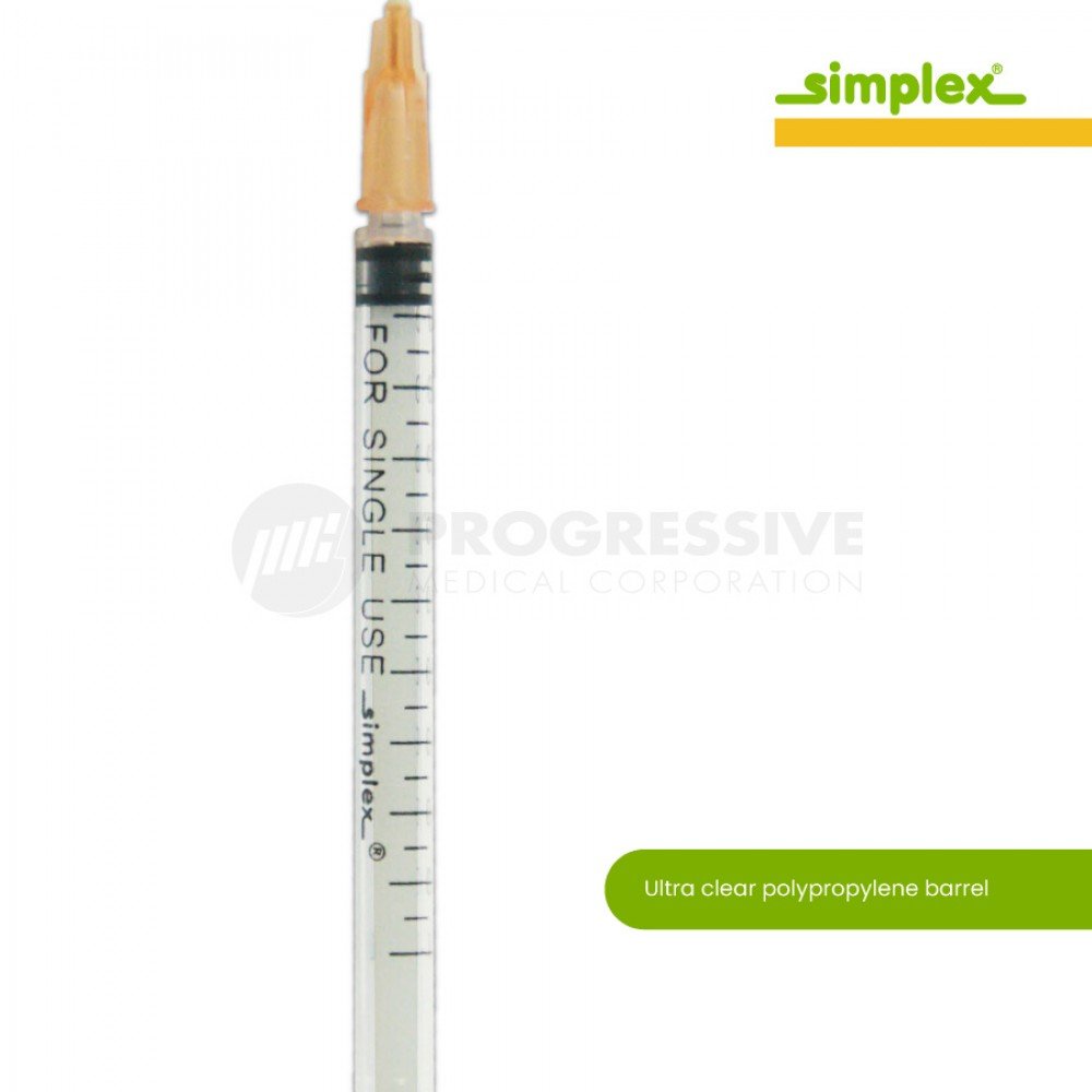 Simplex Tuberculin Syringe w/ Needle 1cc Simplex Tuberculin Syringe w/ Needle 1cc