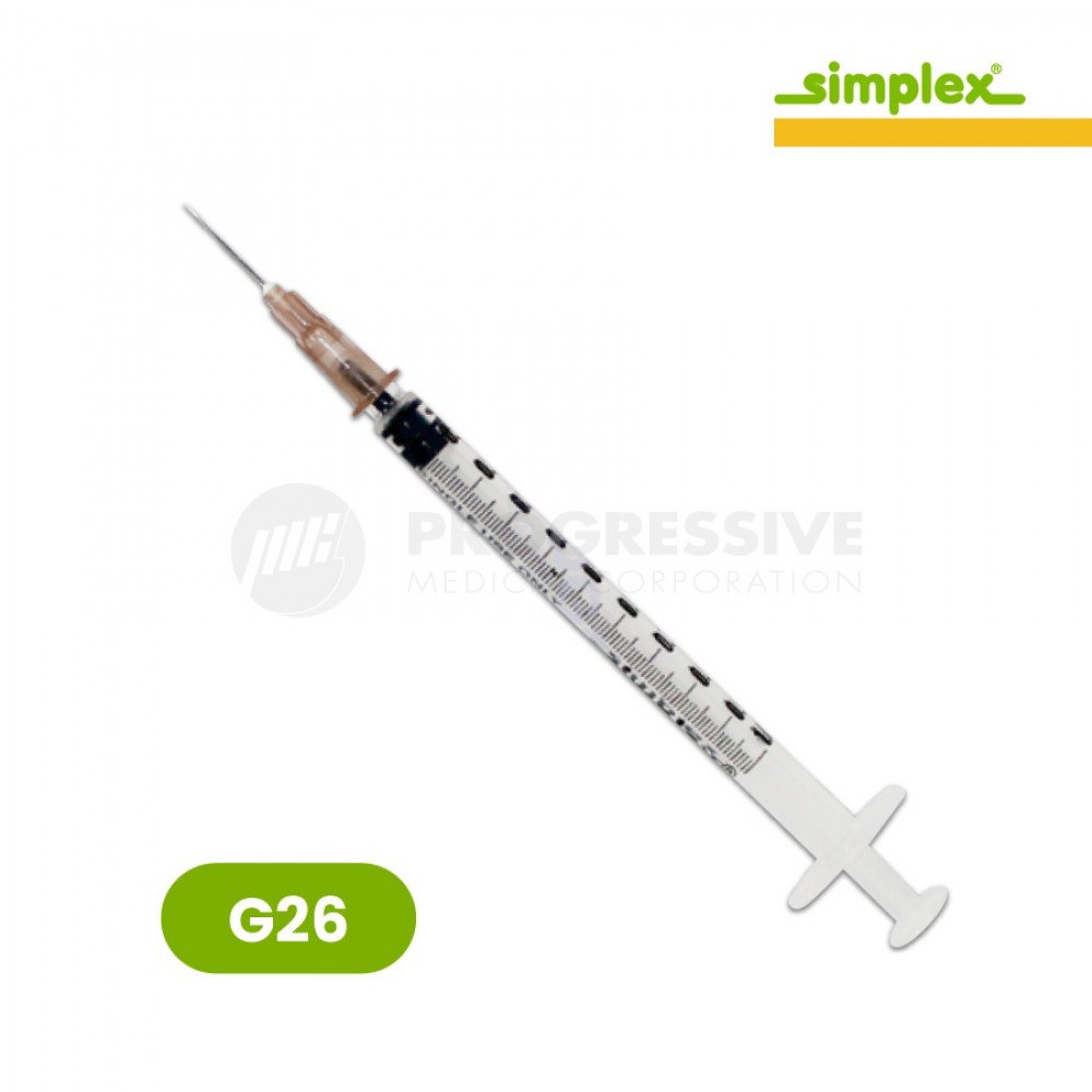 Simplex Tuberculin Syringe w/ Needle 1cc Simplex Tuberculin Syringe w/ Needle 1cc