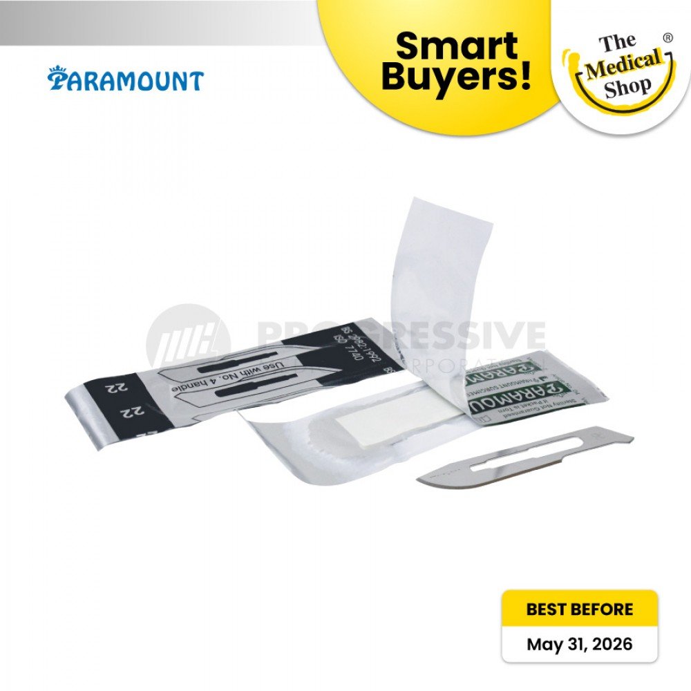 Smart Buyers - Paramount Sterile Surgical Blade SS 15  (sold by box of 100s)