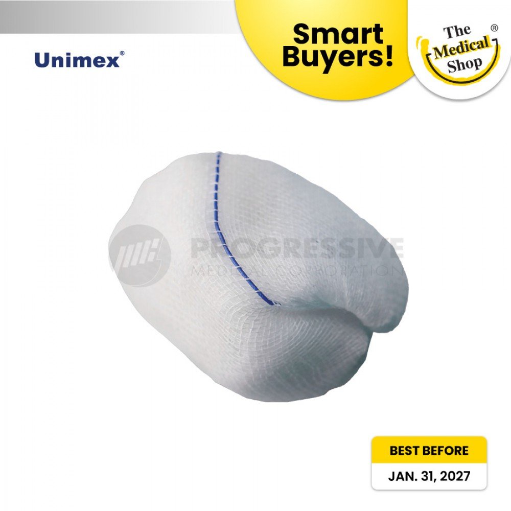 Smart Buyers - Unimex Gauze Balls with X-ray Line, Cherry (Sold by pack of 5s) Smart Buyers - Unimex Gauze Balls with X-ray Line, Cherry (Sold by pack of 5s)