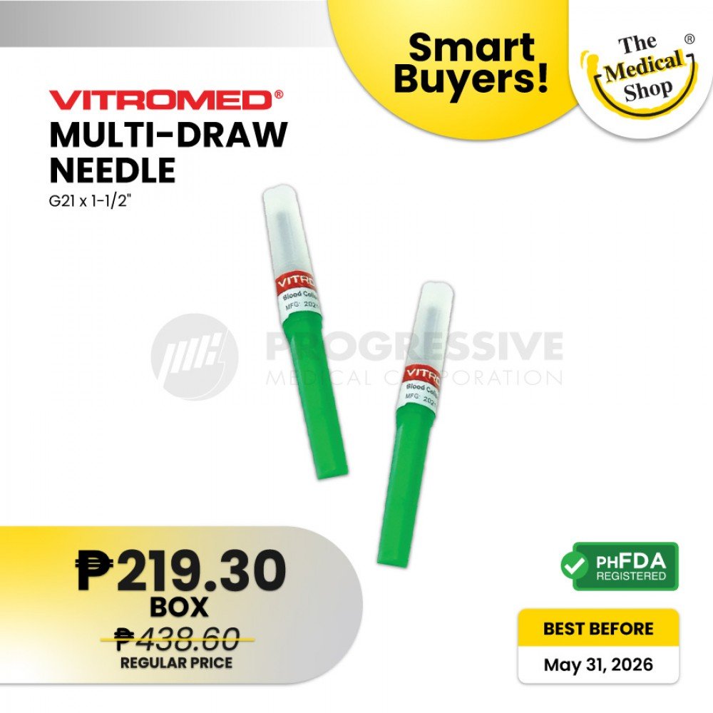 Smart Buyers - Vitromed Blood Collection Needle G21 x 1 1/2