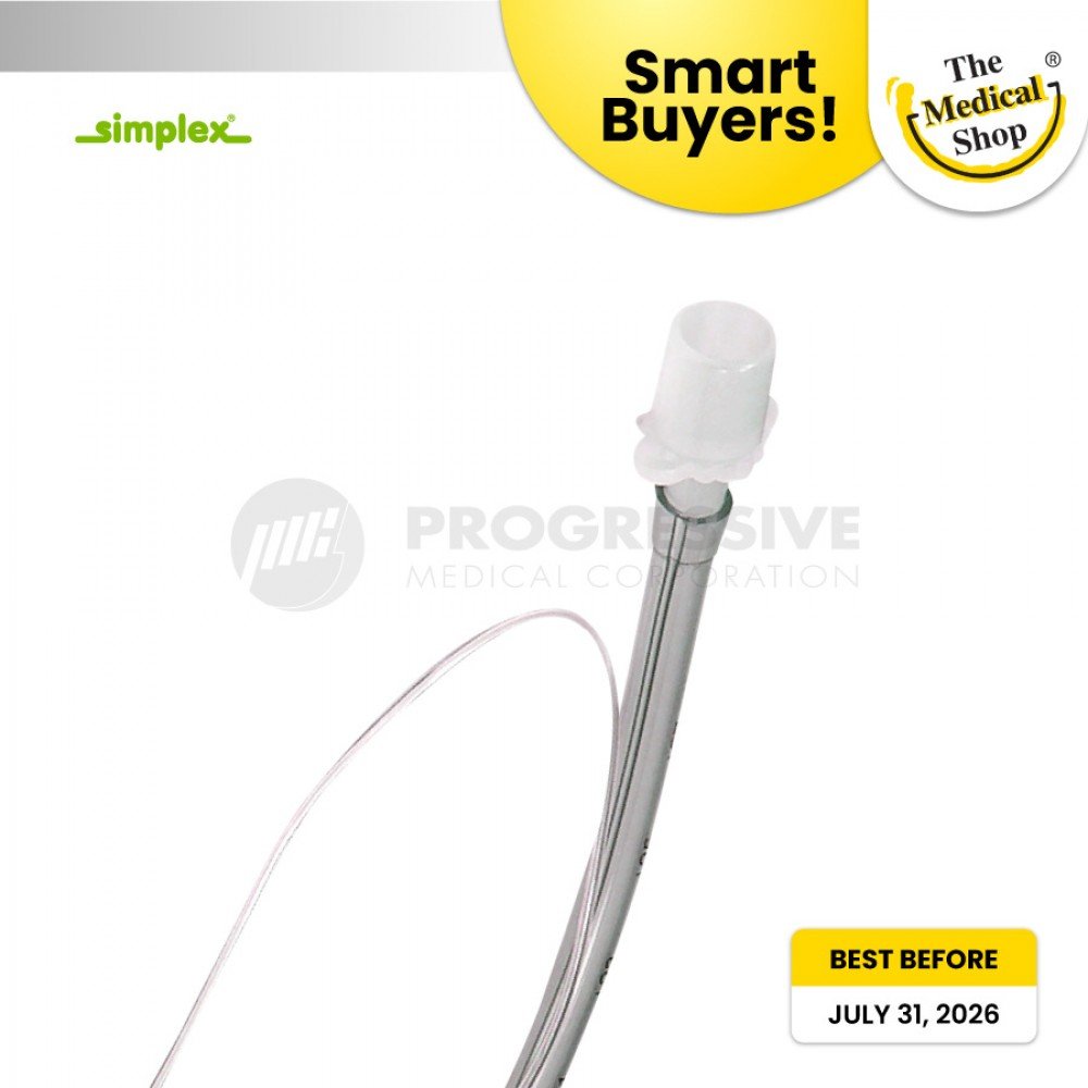 Smart Buyers - Simplex Endotracheal Tube, Uncuffed (Sold by box of 10s)