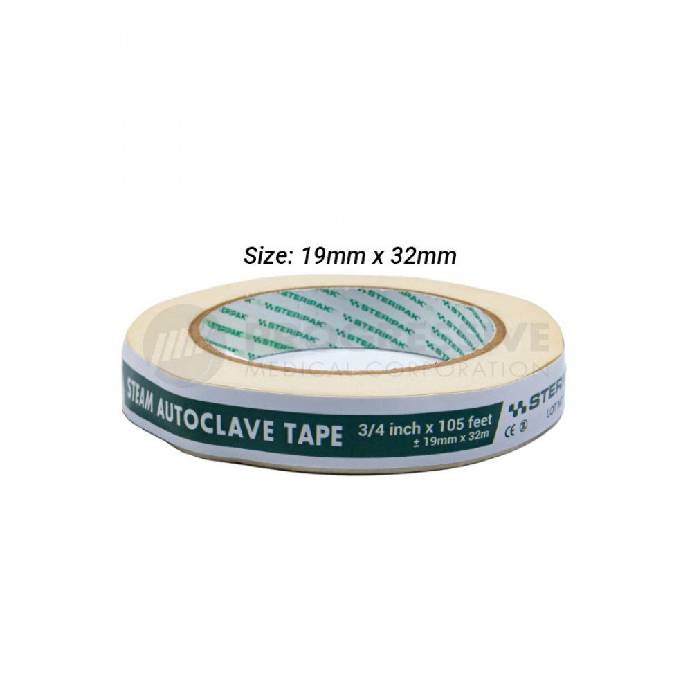 Steripak Steam Autoclave Sterilization Indicator Tape