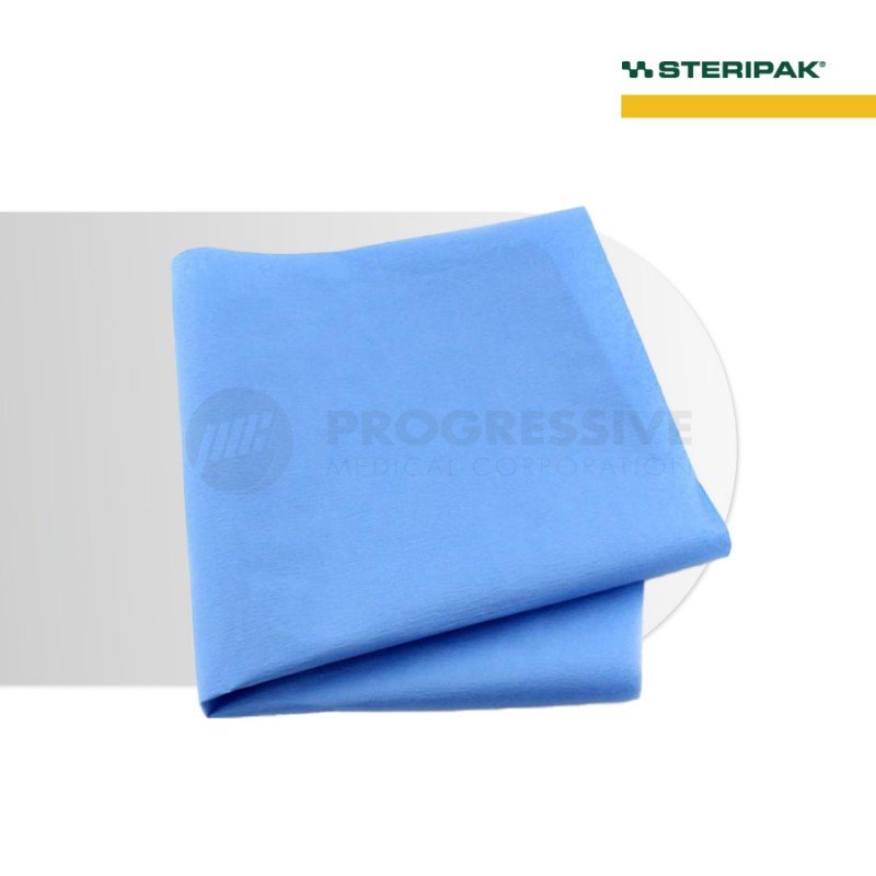 Steripak Crepe Paper Wrapping Sheets (Blue) 500s
