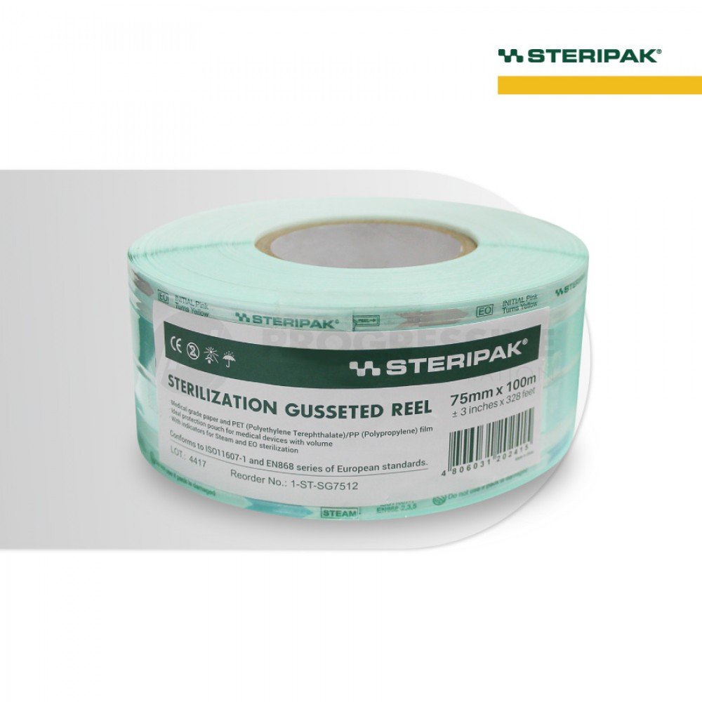 Steripak Sterilization Gusseted Reel Steripak Sterilization Gusseted Reel