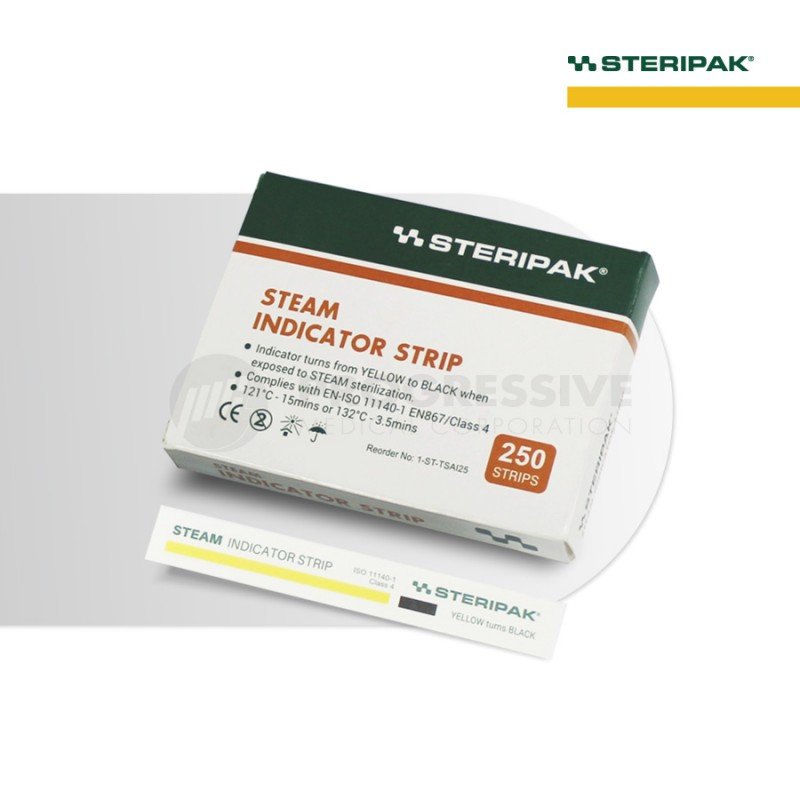 Steripak Steam Indicator Test Strip