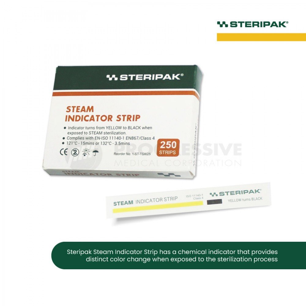 Steripak Steam Indicator Test Strip Steripak Steam Indicator Test Strip