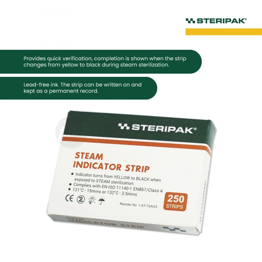 Steripak Steam Indicator Test Strip Steripak Steam Indicator Test Strip