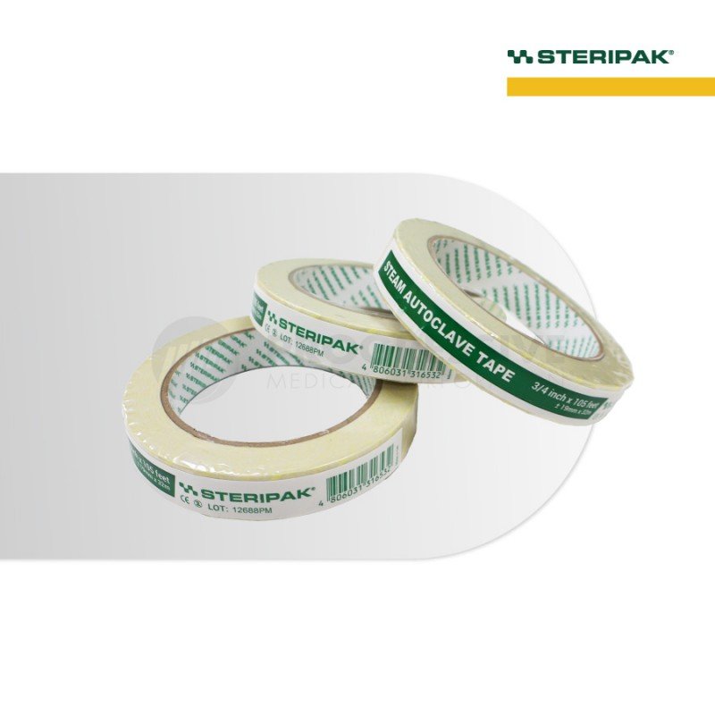 Steripak Steam Autoclave Sterilization Indicator Tape
