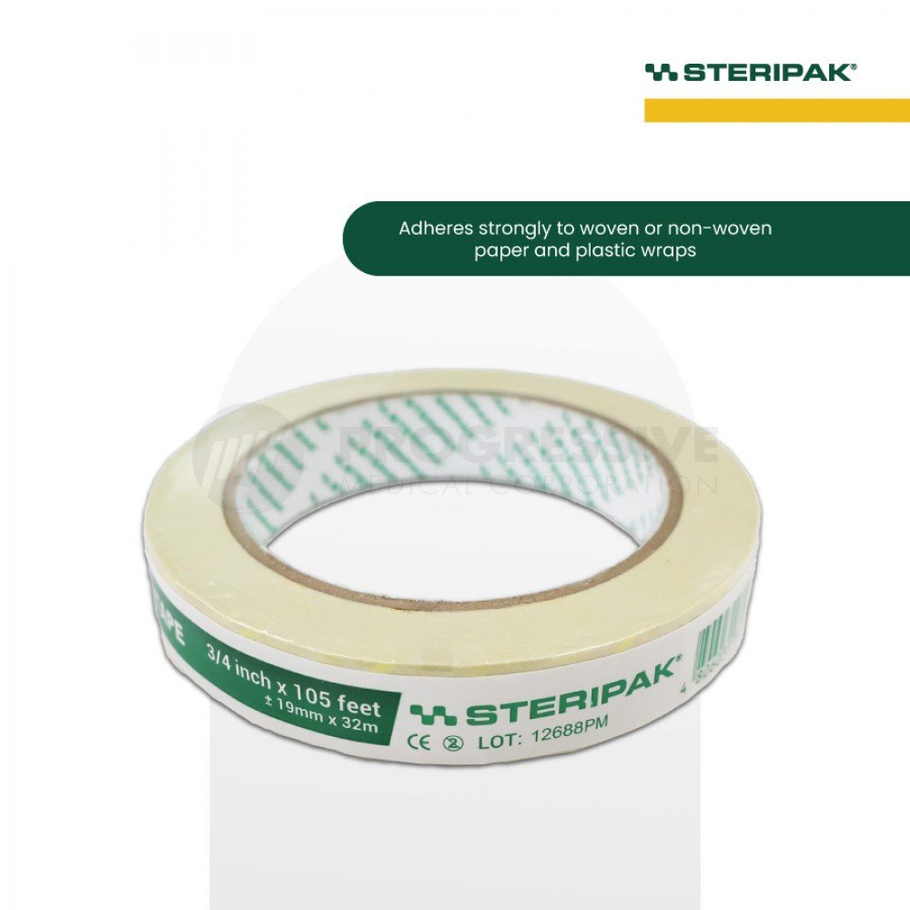 Steripak Steam Autoclave Sterilization Indicator Tape Steripak Steam Autoclave Sterilization Indicator Tape