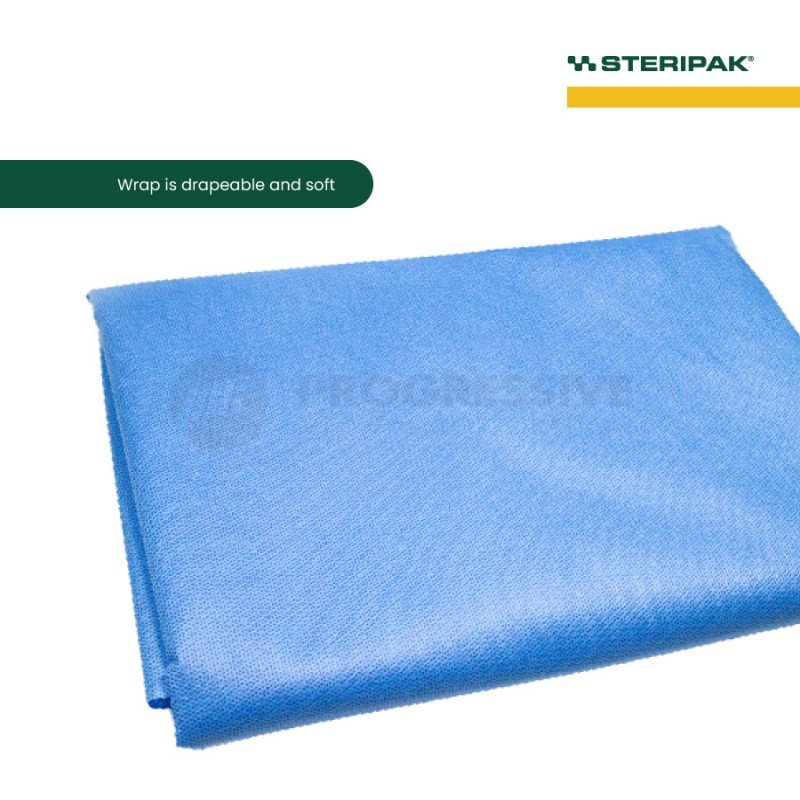 Steripak SMS Wrap Blue 120cmx120cm (200s)