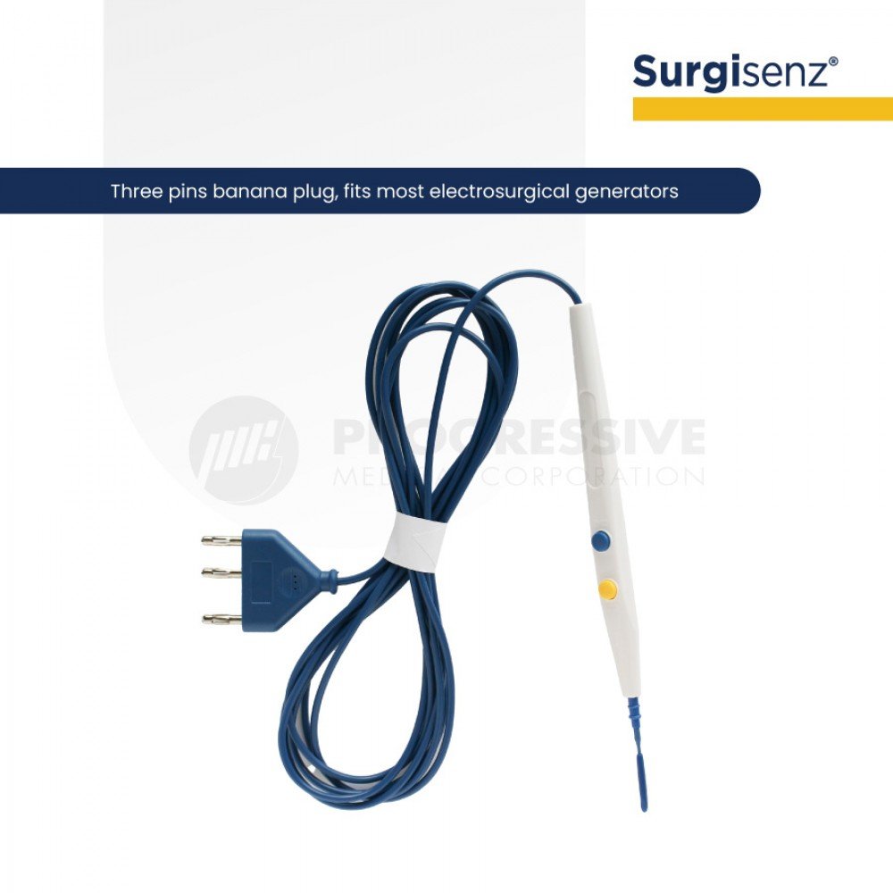 Surgisenz Disposable Electrosurgical Pencil (ESU Pen)