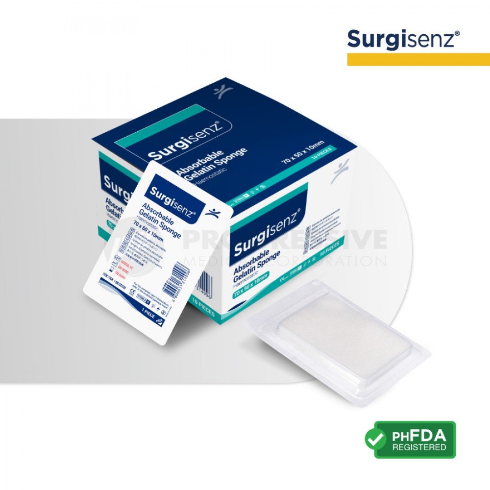 Surgisenz Absorbable Gelatin Sponge Surgisenz Absorbable Gelatin Sponge