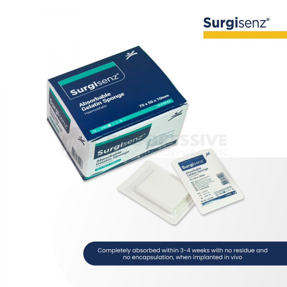 Surgisenz Absorbable Gelatin Sponge Surgisenz Absorbable Gelatin Sponge