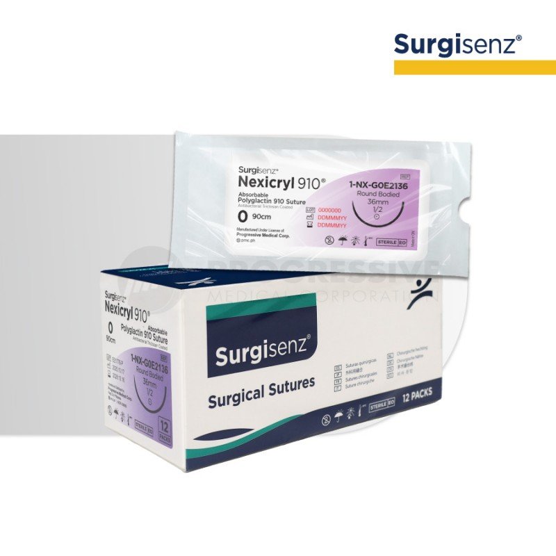 Surgisenz Nexicryl Polyglactin - Antibacterial (Sold by box of 12s)