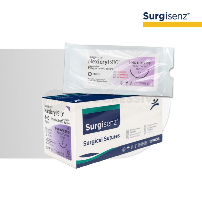 Surgisenz Nexicryl Polyglactin - Absorbable (sold by box of 12s)