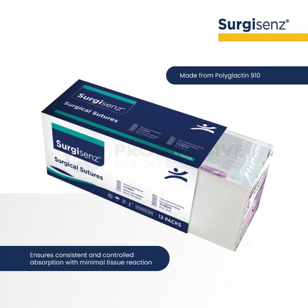Surgisenz Nexicryl Polyglactin - Absorbable (sold by box of 12s)