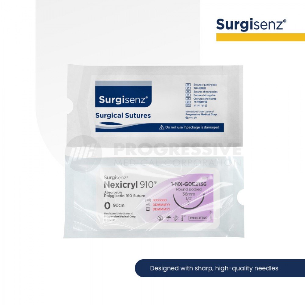 Surgisenz Nexicryl Polyglactin - Absorbable (sold by box of 12s)