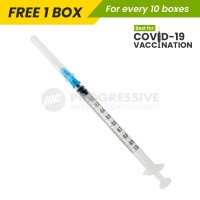 Simplex Disposable Syringe w/ Needle, 1cc G23 x 1