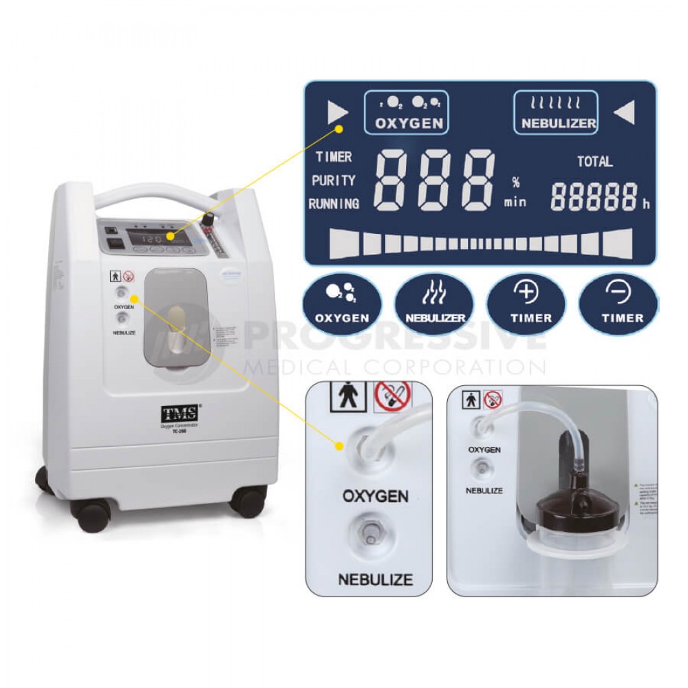 TMS TC-260 Oxygen Concentrator with Nebulization Function