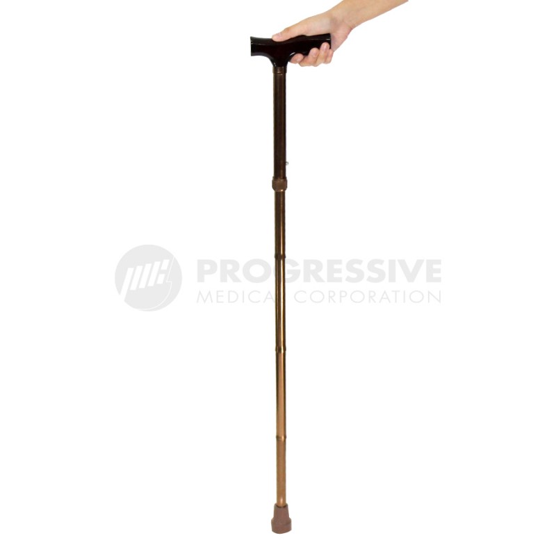 Foldable Walking Stick, Bronze