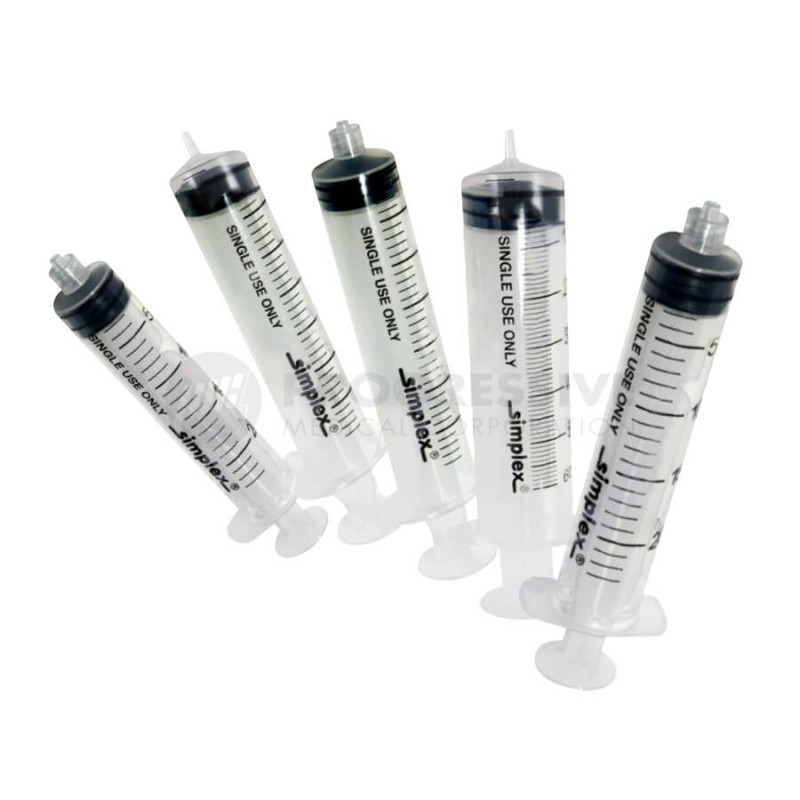 Simplex Disposable Syringe, (Sold by box)