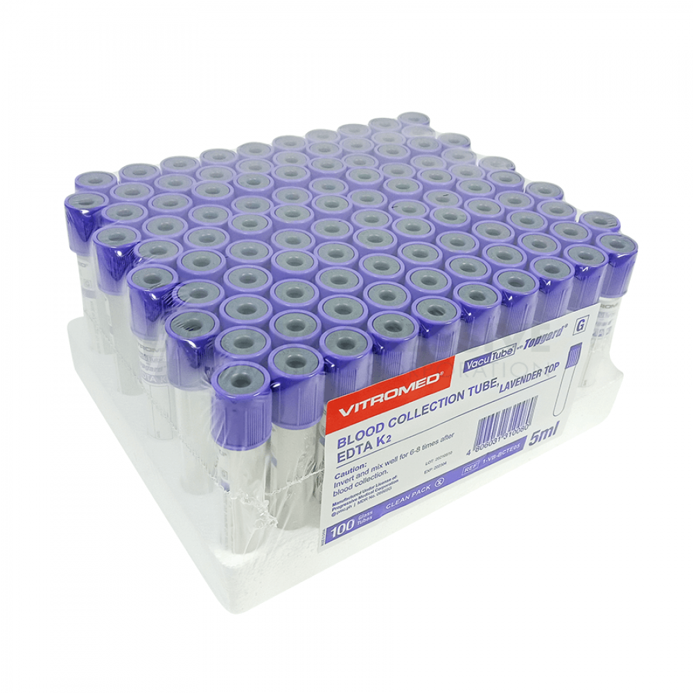 Vitromed Blood Collection Tube, EDTA K2 (100s)