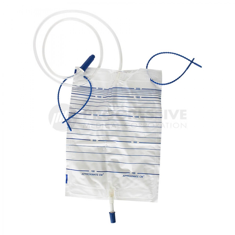 Simplex Bedside Urine Bag 2L, 90cm (Sold per 10's)