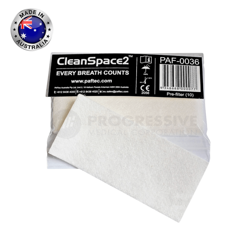 CleanSpace2 Particulate Pre-Filter Standard pack of 10's