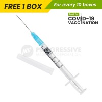 Simplex Auto Disable Syringe, w/ Needle, 0.3cc-0.5cc, G-23x1 (100's)